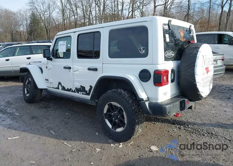 2021 Jeep Wrangler Unlimited Rubicon из США, поврежденный, VIN 1C4HJXFN3MW555913